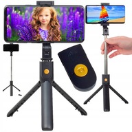 KIJEK DO SELFIE TRIPOD STATYW DO TELEFONU 3W1 Kij MONOPOD + PILOT Bluetooth