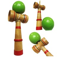 KENDAMA DREVENÁ KLASICKÁ JAPONSKÁ ARKÁDOVÁ HRA CHYTANIE LOPTY