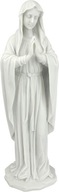 Figura Matki Boskiej Madonna klejony marmur Dzień Mamy Babci na prezent
