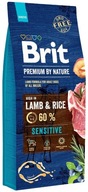 BRIT Premium By Nature Sensitive Lamb & Rice - suché krmivo pre psov - 15