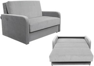 Amerykanka Fotel do Spania Kanapa Sofa Rozkładana Szara Angela II Standard