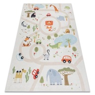 Koberec na pranie pre deti 80 x 150 cm ZOO #I033