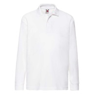 Koszulka z długim rękawem dziecięca Polo FOTL MGZ White 128cm