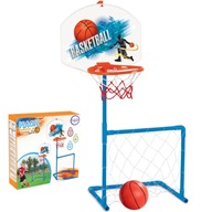 WOOPIE Set 2v1 basketbalová futbalová bránka + lopta