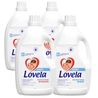 Lovela Zestaw Baby Mleczko Prania Białego Koloru 4,5L x4 (200 pr)