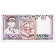 Banknot, Nepal, 10 Rupees, KM:24a, UNC(65-70)