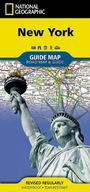 STAN NOWY JORK mapa wodoodpor. NATIONAL GEOGRAPHIC