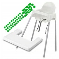Krzesełko do karmienia IKEA ANTILOP + TACA +GRATIS