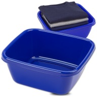 SZENNYESTARTÓ TÁL MŰANYAG SZÖGLETES 12L MEDENCE NAGY UNIVERZÁLIS TÁL