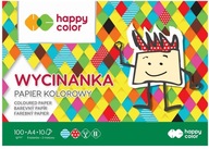 Blok Wycinanka A4/10K 100g HAPPY COLOR