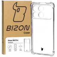 Przezroczyste etui Bizon do Poco X6 Pro 5G, case, plecki, cover, elastyczne