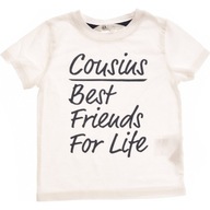 H&M t-shirt chłopięcy BEST FRIENDS 92