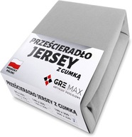 Prześcieradło JERSEY z gumką 160x200 POLSKIE GRUBE