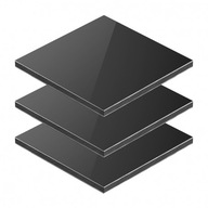 PŁYTA KOMPOZYTOWA aluminiowa czarna matowa sztywna 3mm 50x50cm trwałość