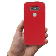 Etui Case Obudowa Pokrowiec pionowe z klapką SLIM FLEX do LG G5 H850 czerwo