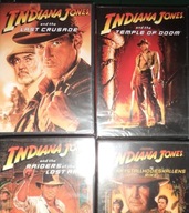 4x Indiana Jones DVD po angielsku, brak jęz. POL