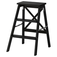 IKEA BEKVAM schodki podest stołek 3 stopnie, 63 cm, czarny