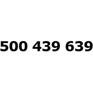 500 439 639 T-MOBILE ZŁOTY NUMER TELEFONU STARTER NA KARTĘ SIM NR TMOBILE