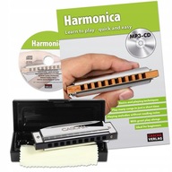 CASCHA BLUES SET C DIATONICKÁ HARMONIKA TÓNOVÁNÍ C