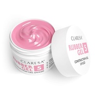 Claresa Stavebný gél Rubber Gel 5 Stredne ružová padajúca do fialovej 90g