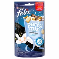 Suche przysmaki przekąski dla kota Felix Party Mix Dairy Delight 60g