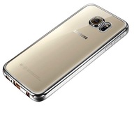 Zadný Kryt Bumper pre Samsung Galaxy S6 Strieborné puzdro