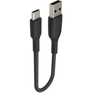 Kabel USB-A / USB-C, Belkin Boost, 15cm, oplot