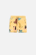 Chlapčenské krátke šortky 62 Žlté Dojčenské šortky Coccodrillo WC4