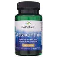 Swanson Astaxanthin 4 mg Antioxidant Imunita 60 kaps