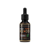 Progress K2+D3 Forte 30 ml prírodné vitamíny vege
