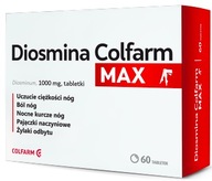 Diosmina Colfarm Max 1 g żylaki pajączki 60 tab.