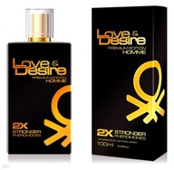 PERFUMY Z FEROMONAMI MĘSKIE LOVE & DESIRE GOLD MĘSKIE I 100ML MOCNE