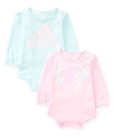 Adidas body dla dziewczynki Pink &amp; Halo Mint 12 m