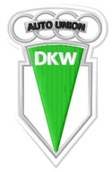 Naszywka dla fanów DKW haftowana z termofolią RT 125 F9 F1 F8 F10 F102 Mung
