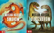 Wielka Księga Smoków + Dinozaurów Magrin