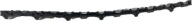 support holder mouldings PROGOWEJ left VW PASSAT B8 3G0853945