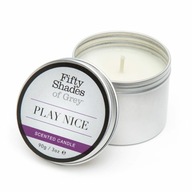 Masážna sviečka - Fifty Shades of Grey Play Nice Vanilla Candle 90g
