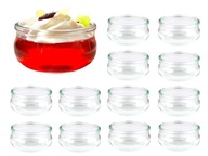Dózy na dezerty poháre na dezerty 12 ks sklenený šalát 210 ml