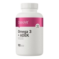 Doplnok stravy Ostrovit Omega 3 + ADEK 90 kapsúl