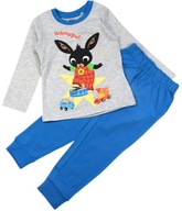 Pyžamo KRÁLIK BING detské chlapčenské pyžamo s dlhým rukávom 104