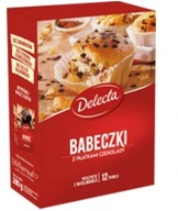 Babeczki Z płatkami czekolady Delecta 280G