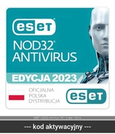 ESET NOD32 AntiVirus 1PC / 2 lata - NOWA