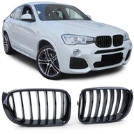 GRILL NERKI ATRAPA BMW F25 X3 X4 F26 CZARNY POŁYSK