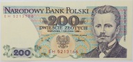 Banknot 200 zł 1988 rok - Seria EH