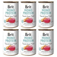 Brit Mono Protein Tuna&Sweet Potato Mokra Karma dla Psa 6x400g