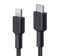 Black nylonowy kabel Lightning-USB C | USB Power Delivery USB-PD | 2m |