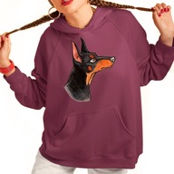 bluza z kapturem KK-BU doberman L