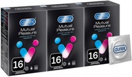 Kondómy DUREX Mutual Pleasure Sada 48 kusov Rebrované Dlážite SEX