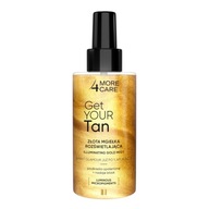 More4Care Get Your Tan! zlatá rozjasňujúca hmla 150ml