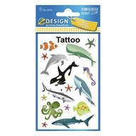 Tetovanie umývateľné pre deti Morské zvieratá 7654
